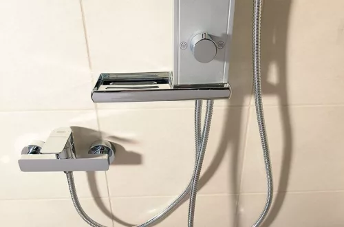 Zuhanyszett, AQUALINE ROME zuhanyoszlop 822mm alumínium SL760