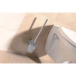   WC-kefe tartó, AQUALINE SAMBA WC-kefe tejüveg tartóval: SB108