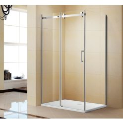   Zuhanykabin, Korra Marina L08231 Bal aszimmetrikus szögletes 100x80x195