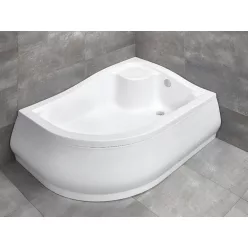   Zuhanytálca, Radaway Korfu E 120x90 balos akril zuhanytálca