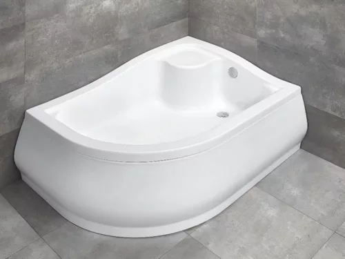 Zuhanytálca, Radaway Korfu E 120x90 balos akril zuhanytálca