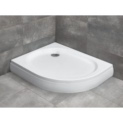  Zuhanytálca, Radaway Patmos E 100x80 balos akril zuhanytálca