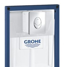 Öblítőtartály, Grohe Rapid SL+Skate air króm nyomólappal Cikkszám: 38763001