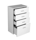 Álló szekrény, AQUALINE ZOJA fiókkal fehér 50x78x29 50308