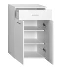 Álló szekrény, AQUALINE ZOJA fiókkal fehér 50x78x29 50313
