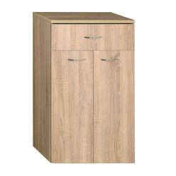   Álló szekrény, AQUALINE ZOJA fiókkal platina tölgy 50x78x29 50315