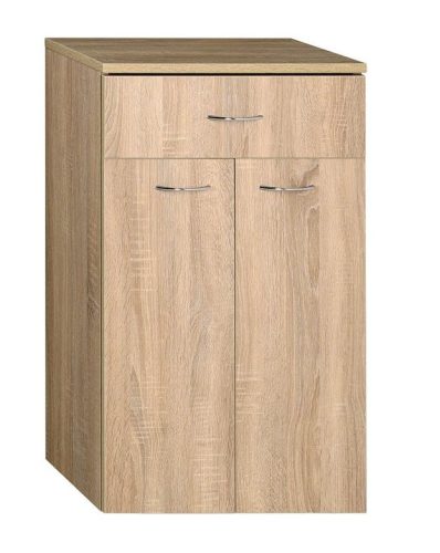 Álló szekrény, AQUALINE ZOJA fiókkal platina tölgy 50x78x29 50315