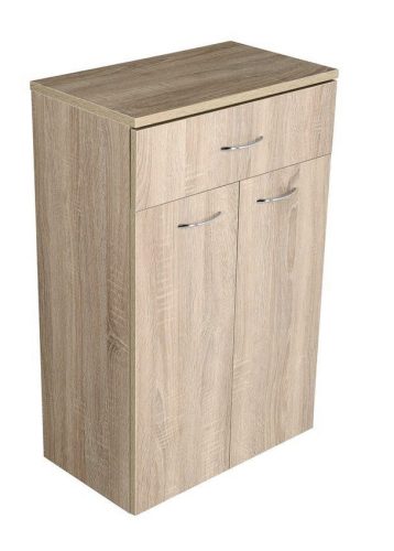 Álló szekrény, AQUALINE ZOJA fiókkal platina tölgy 50x78x29 50315