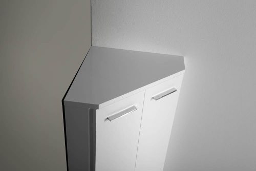 Álló szekrény, AQUALINE ZOJA sarok fehér 35x78x35 50321