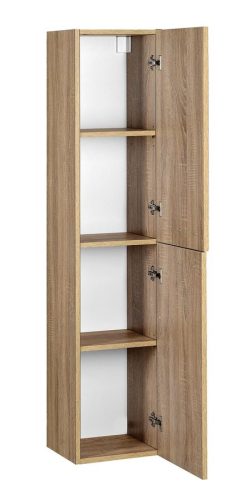 Álló szekrény, Aqualine Zoja /Keramia Fresh platina tölgy 51157