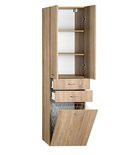 Álló szekrény, Aqualine Zoja /Keramia Fresh platina tölgy 51295