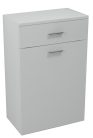 Álló szekrény, AQUALINE ZOJA szennyeskosárral 50x78x29 fehér 51310