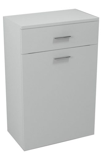 Álló szekrény, AQUALINE ZOJA szennyeskosárral 50x78x29 fehér 51310