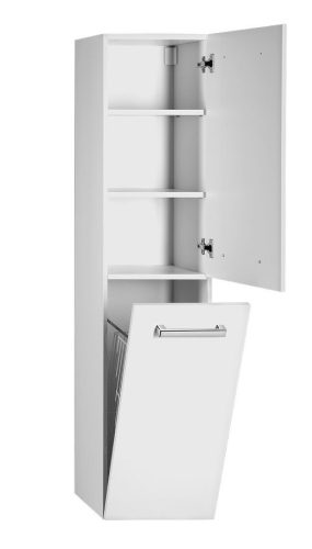 Álló szekrény, AQUALINE VEGA szennyestartóval 40x150x31 VG160