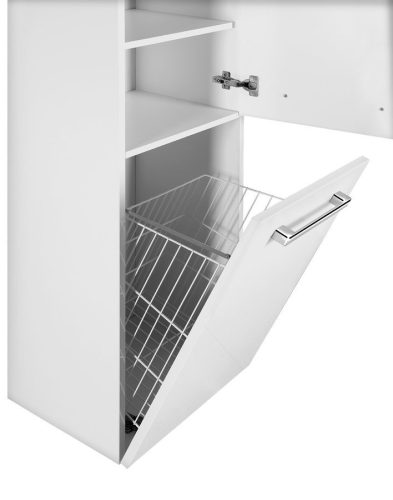 Álló szekrény, AQUALINE VEGA szennyestartóval 40x150x31 VG160