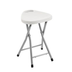 Ülőke, AQUALINE WHITE LINE termoplast/ acél, fehér: CO75