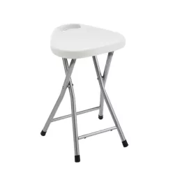 Ülőke, AQUALINE WHITE LINE termoplast/ acél, fehér: CO75