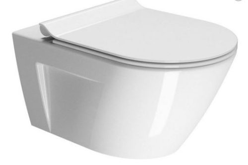 WC tető, Sapho NORM/PURA SLIM Soft Close duroplast fehér/króm MS86CSN11