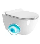 WC, GSI PURA fali WC, SWIRLFLUSH, 55x36 cm : 881511 Sapho