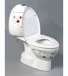 WC, Sapho KID gyermek kombi hátsó kifolyás színes minták CK311.400.0F