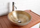 Mosdó, Sapho MURANO SOFT BROWN üveg 40x13 világos barna AL5318-67