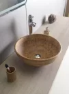 Mosdó, PRIORI kerámiamosdó, átmérő 42cm, barna mintás: PI010 Sapho