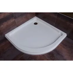   Zuhanytálca, Sapho GELCO HERA90 íves öntöttmárvány 90x90x7,5cm GH559