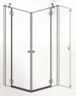 Zuhanykabin, Radaway Torrenta KDD 80x80 átlátszó üveggel