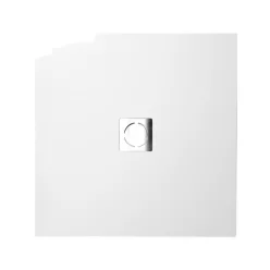   Zuhanytálca, Sapho POLYSAN FLEXIA szögletes öntöttmárvány 90x90x3cm 71546