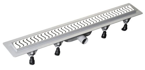 Padlóösszefolyó, Sapho POLYSAN SCENE pvc inox rosttal 720mm 71676