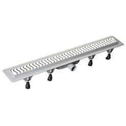   Padlóösszefolyó, Sapho POLYSAN SCENE pvc inox rosttal 920mm 71678