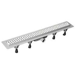   Padlóösszefolyó, Sapho POLYSAN SCENE pvc inox rosttal 920mm 71678