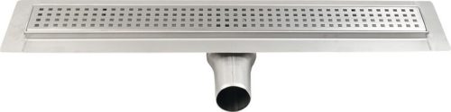 Padlóösszefolyó, Sapho GELCO MANUS inox QUADRO rosttal 65x945mm GMQ35