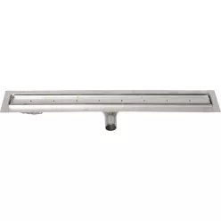   Padlóösszefolyó, Sapho GELCO MANUS inox PIASTRA rosttal 65x945mm GMP85