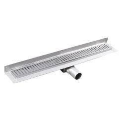   Padlóösszefolyó, Sapho GELCO MANUS inox ONDA rosttal 650x112x55mm GMO22