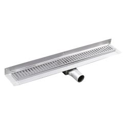   Padlóösszefolyó, Sapho GELCO MANUS inox ONDA rosttal 850x112x55mm: GMO24