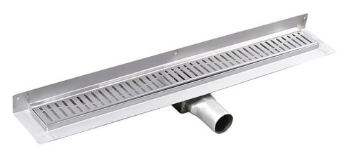 Padlóösszefolyó, Sapho GELCO MANUS inox ONDA rosttal 850x112x55mm: GMO24