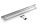 Padlóösszefolyó, Sapho GELCO MANUS inox falhoz rosttal 850x112x55mm GMP94