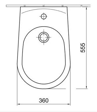 Bidé, Alföldi Saval 2.0 Fali 4312 00