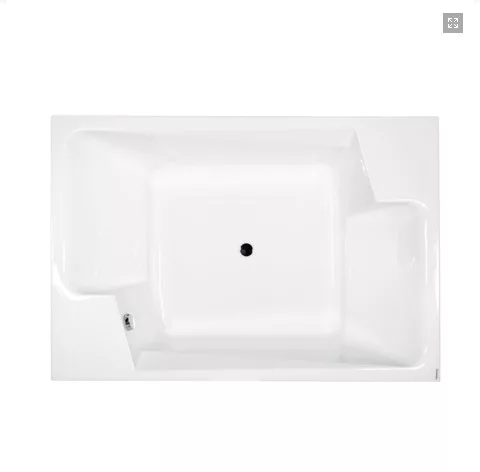 Hidromasszázs kád, M-Acryl Grande  190x125 Wellness 22 fúvókás elektronikus