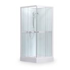 Zuhanykabin, Roltechnik SIMPLE SQUARE 800x800 hátfallal és zuhanytálcával