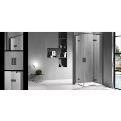 Zuhanykabin, Wellis Murano nyílóajtós 90x90x195 WC00420