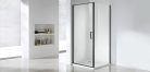 Zuhanykabin, Wellis Quadrum Black nyílóajtós 90x90x190 WC00483