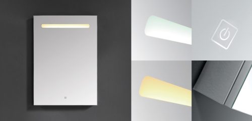Fürdőszobaszekrény, Wellis Bali led világítással tükrös WB00323