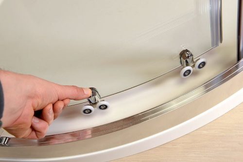 Zuhanykabin, Sapho GELCO SIGMA íves 90x90cm transzparent dupla toló AG4290