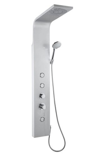 Zuhanypanel, AQUALINE TUSA Zuhanypanel, magasság 1400 mm, alumínium: SL680