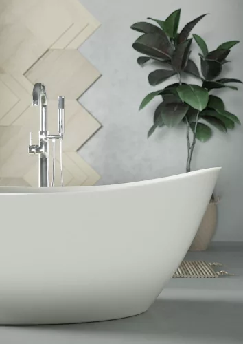 Kád, Wellis Arezzo White 180x87x65 WK00122