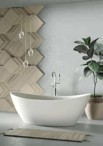 Kád, Wellis Arezzo White 180x87x65 WK00122