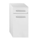 Álló szekrény, AQUALINE VEGA szennyestartóval 40x78x31 fehér VG078