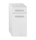 Álló szekrény, AQUALINE VEGA szennyestartóval 40x78x31 fehér VG078